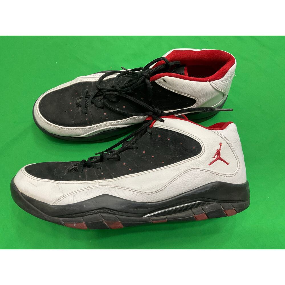 Air Jordan Hallowed Ground in the "Black Varsity Red" colorway size 13